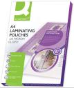 Lamináló fólia A/4 125 mikron fényes Q-CONNECT KF04116