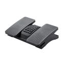 Lábtámasz Q-CONNECT KF16946 masszírozó görgőkkel fekete
