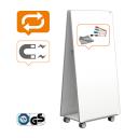 Tervező és moderációs táblarendszer NOBO mobil Move&Meet 2 db kétoldalas táblával