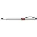 Golyósirón 13cm fehér tolltest középen SWAROVSKI® kristályokkal töltve light siam piros